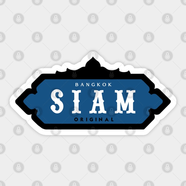 Siam Original Sign Sticker by KewaleeTee